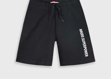 Βερμούδα φούτερ για αγόρι | ΜΑΥΡΟ - Energiers - 